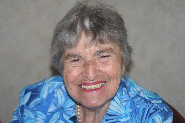 Esther Axelrod at 90th birthday party